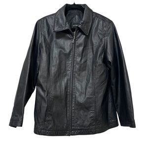 Outbrook Women’s Leather Jacket Black Size Large